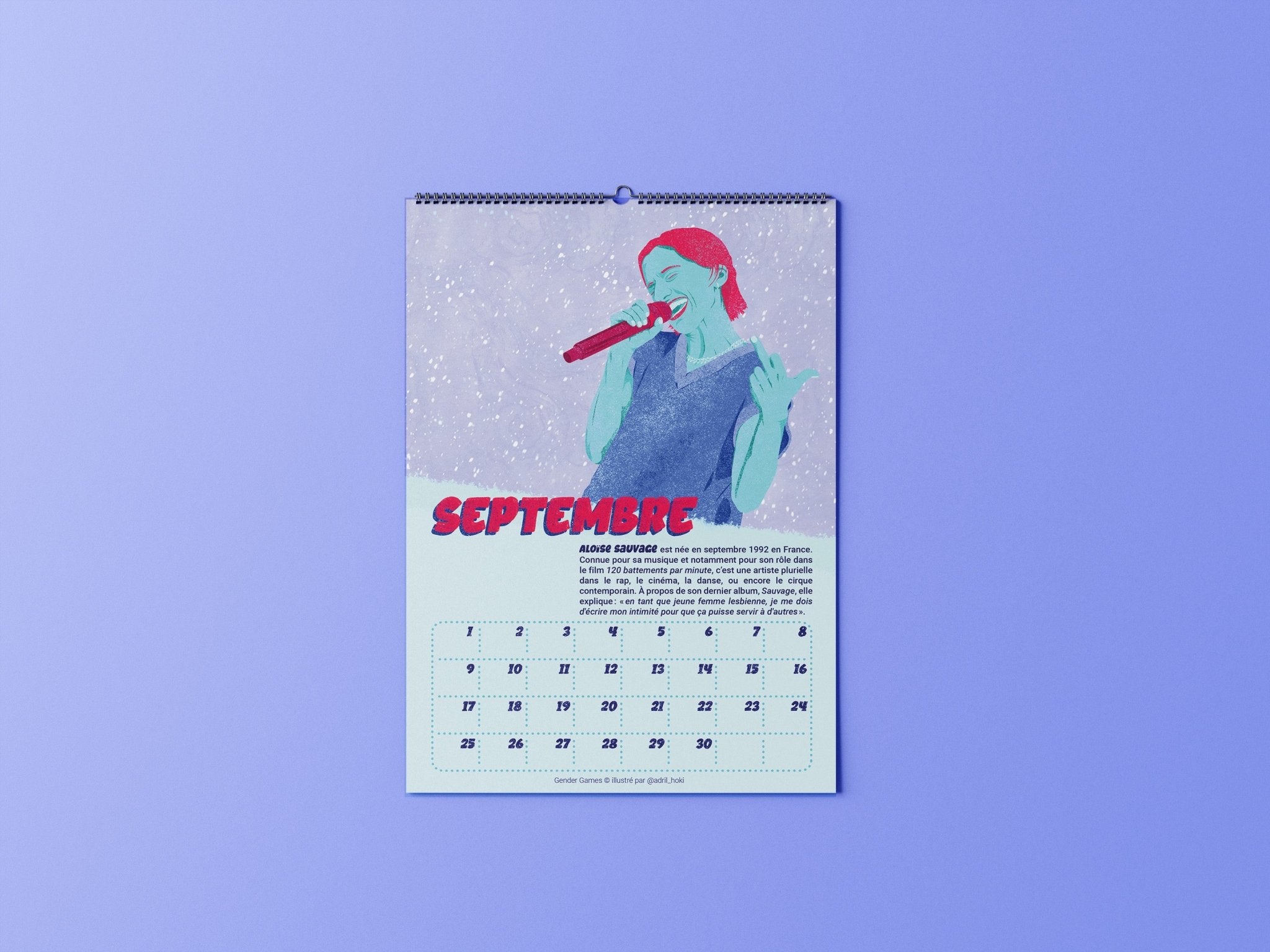 Calendrier Perpétuel - Bad B⚡tches Only - Gender Games