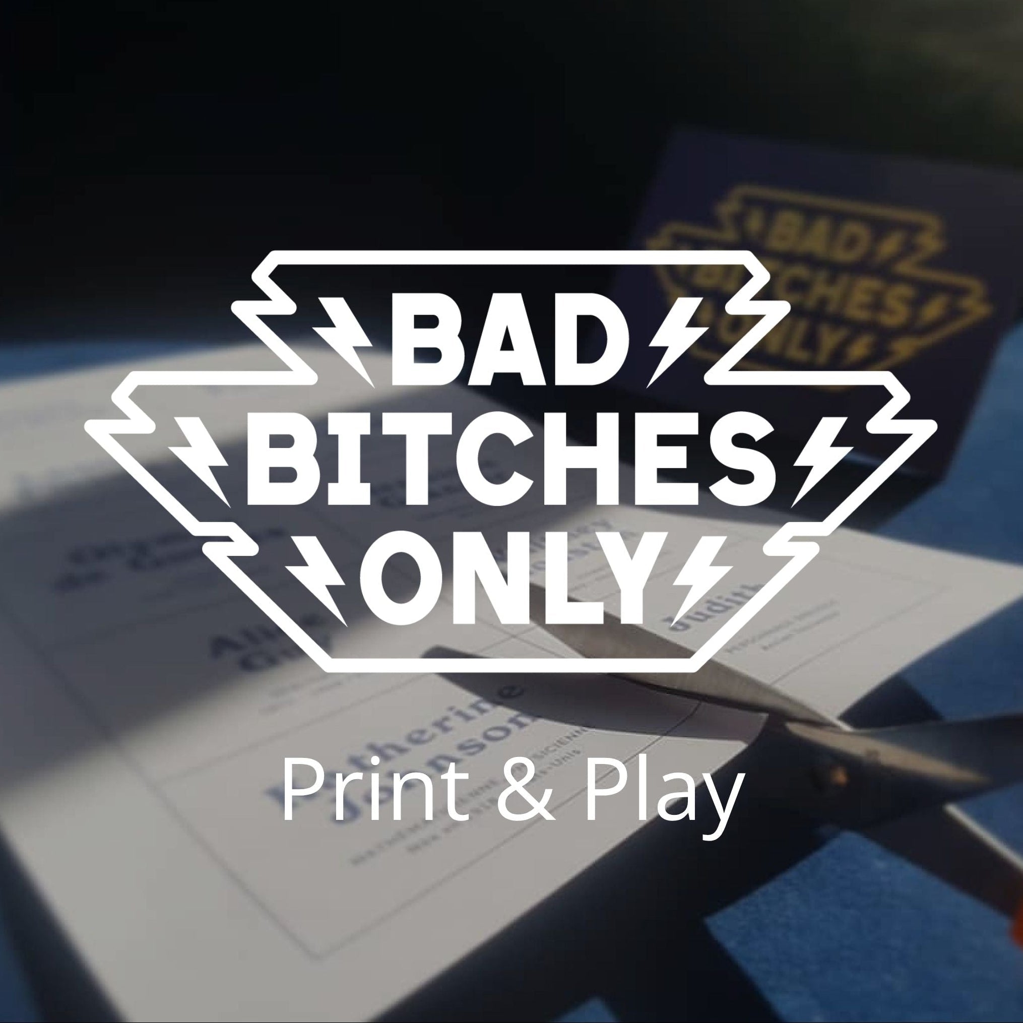 Print & Play | Jeu Bad Bitches Only à imprimer - Gender Games