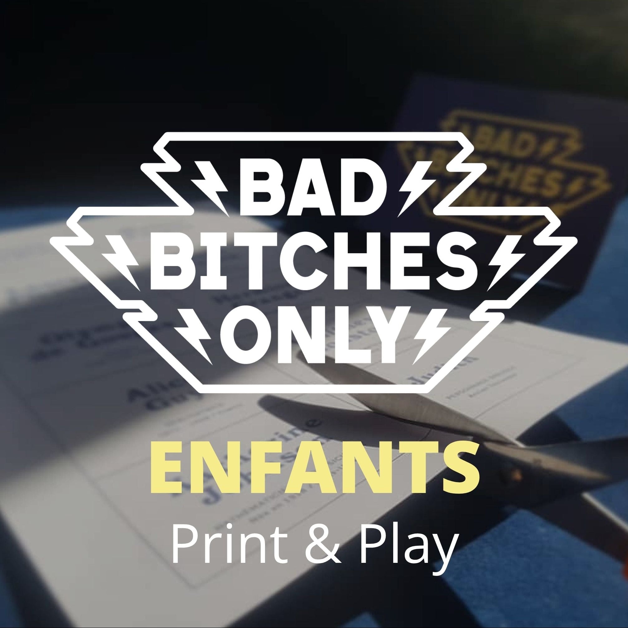Print & Play KIDS | Jeu Bad Bitches Only pour enfants à imprimer - Gender Games