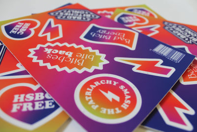 Stickers Bad B⚡tches Only - Gender Games
