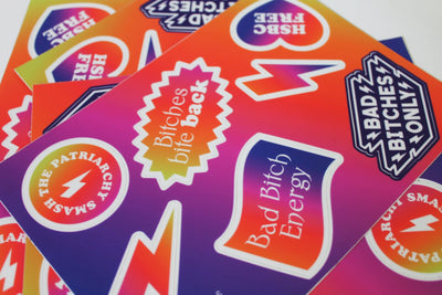 Stickers Bad B⚡tches Only - Gender Games